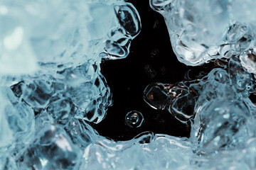 Wall Mural - Melted ice cube