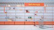 Food shortage in a generic supermarket. 