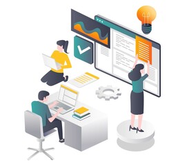 Poster - Creative layout of blog and web data