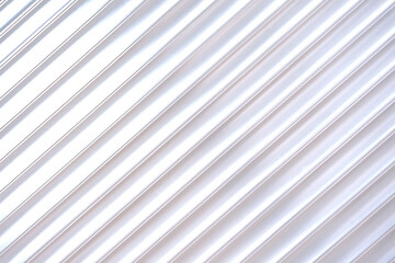 Canvas Print - Aluminum metal abstract background. White metal diagonal stripes background. Polished metallic textures. Hi-tech metallic illustration. Geometry line pattern. chrome metal striped texture.