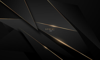 abstract black line arts background luxury white gold Modern