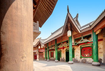 Wall Mural - The exotic architecture on Haihua Island, Hainan, China.