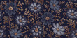 Seamless spring floral pattern. Garden flowers chamomile. Vintage vector.
