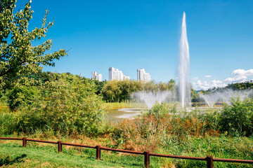 Canvas Print - North Seoul Dream Forest park in Seoul, Korea