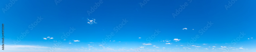 Blue Sky background with tiny Clouds. Panorama background Stock Photo ...