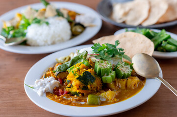 ベジタブルカレー　ヴィーガン料理