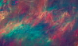 Fototapeta Tęcza - Nebula #41 - Burning Borealis - good for colorful productions with an artsy vibe, or as a painting in an archviz-production