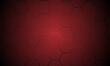 © Biod - Dark red hexagonal technology vector abstract background. Red bright energy flashes under hexagon in modern technology futuristic background vector illustration. Dark honeycomb texture grid.