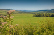Stunning panorama in Krempna area (Beskid Niski Mountains - Poland) 