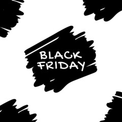 Wall Mural - Black Friday banner. Vector illustration	