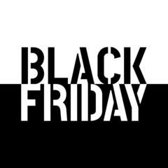 Wall Mural - Black Friday banner. Vector illustration	