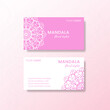 © sama - Card Business with Mandala