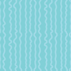 Poster - Blue abstract vector repeat pattern