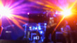 © u photostock - Abstract blur stage lights and spotlight lights on concert or event