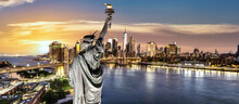 Manhattan Statue Of Liberty