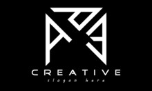 Geometric Monogram Letters APE Logo Design Vector, Business Logo, Icon Shape Logo, Rectangle Squire Polygon Letters Modern Unique Minimalist Creative Logo Design, Vector Template