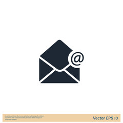 email icon symbol logo template