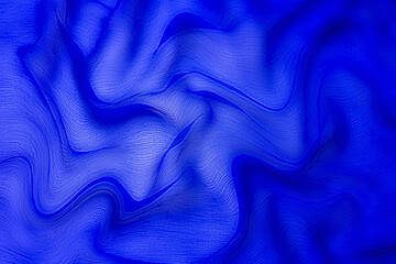 Wall Mural - Texture, background, pattern. Texture of blue silk fabric. Beautiful blue soft silk fabric.