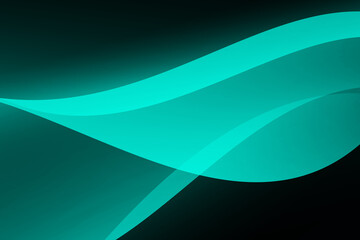 Poster - New Glowing Cyan Abstract Background Wallpaper design. Modern backdrop