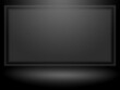 © PurMoon - Abstract black background, can be used for valentines or Christmas design layout, studio, web template, room and report with smooth gradient color. ( Black and gray background )