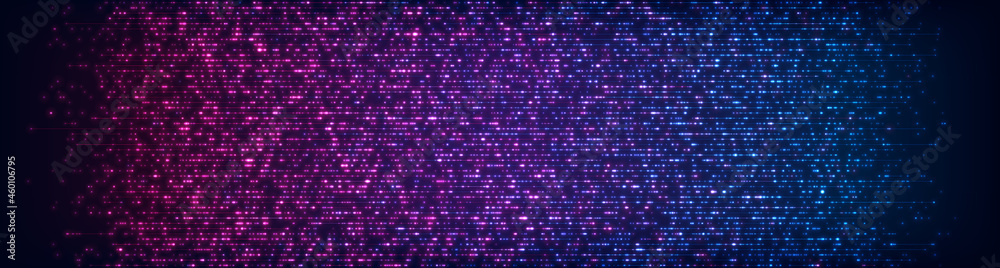 Big data abstract background. Abstract digital background with glowing ...