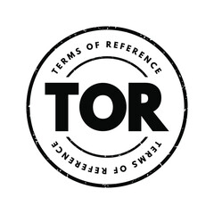 Poster - TOR - Terms of Reference acronym, business concept background