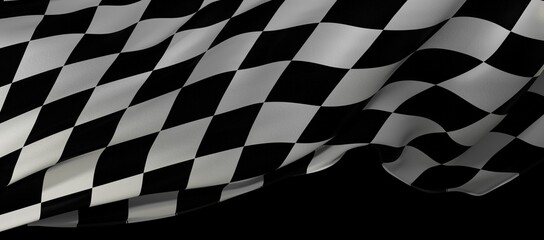 Wall Mural - checkered flag, end race background