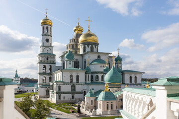 Wall Mural - The Resurrection Cathedral of the New Jerusalem Monastery was built according to the drawings of the prototype - the Church of the Holy Sepulcher in Jerusalem. ISTRA, RUSSIA