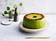 © Image Source RF - Matcha chiffon cake