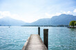 © Image Source RF - Austria, Pier on Mondsee in summer