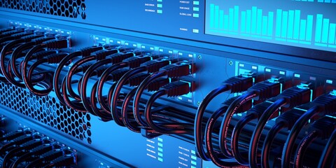 Wired server working at full capacity.