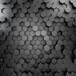 graphite hexagonal background
