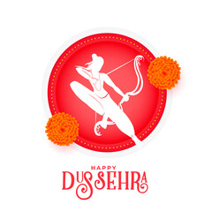 Wall Mural - traditional happy dussehra festival background design