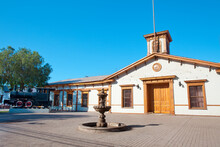 Old Train Station Of Copiapo In Northern Chile.