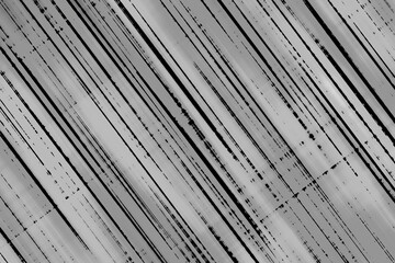 Poster - Minimalist diagonal lines abstract design in black white and grey