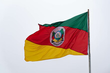 Flag Of The State Of Rio Grande Do Sul In Brazil