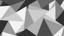 Abstract Gradient Gray Geometric Background. Vector Illustration