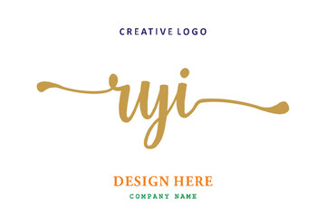 RYI lettering logo is simple, easy to understand and authoritative