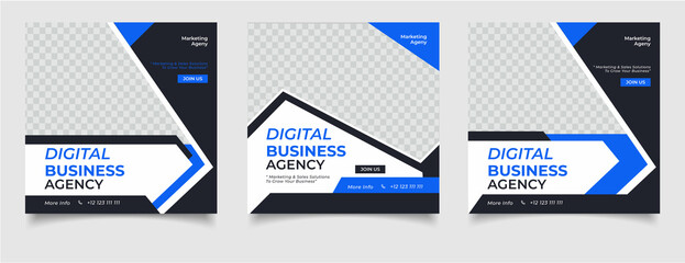 Poster - Digital marketing agency and corporate social media post template