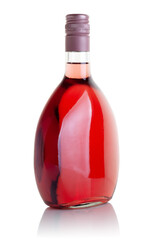 Wall Mural - A bottle of rose wine