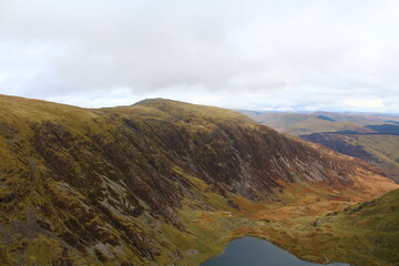 Wall Mural - Cadair Idris Mountain Landscape Background