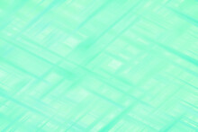 Green Light Mint Turquoise Bright Gradient Background With Diagonal Perpendicular Lines Oblique Stripes, Cells, Squared.