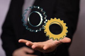 Aufkleber - Engineering And Design Image gears