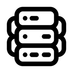 Wall Mural - Server storage icon