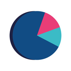 Wall Mural - business chart financial