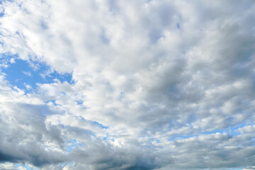 Wall Mural - Background of vast blue sky and clouds sky