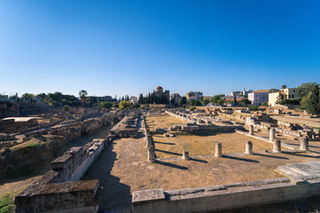 Wall Mural - Old ruins of Kerameikos in Athens, Greece