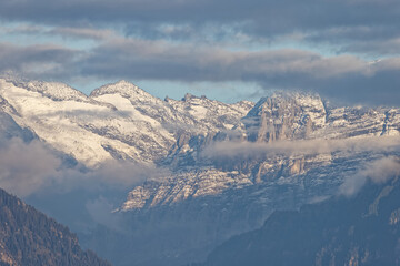 Canvas Print - Sommets des Alpes Suisses