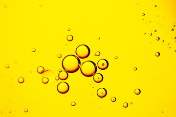 Poster - COLORED DROPS OF WATER ON THE GLASS. BACKGROUND FOR DESIGN