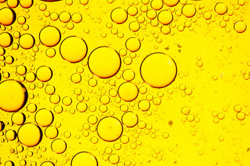 Poster - COLORED DROPS OF WATER ON THE GLASS. BACKGROUND FOR DESIGN